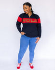 NOLA HALF ZIP SWEATER