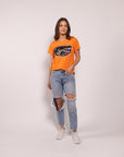 LICENSED ALLIGATOR HEAD TEE- ORANGE