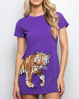 Tiger Wrap Around Dress