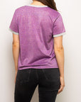 Glitter Purple Frog Tee