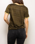 Fleur De Lis Glitter Tee
