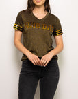 WHO DAT Glitter Tee