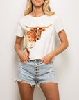 Wrap-Around Longhorn Tee