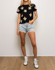 Floating Fleur de Lis Tee