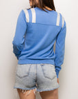 REBS Powder Blue Jersey Sweater