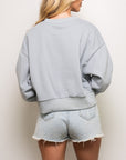 Iris Cropped Sweatshirt