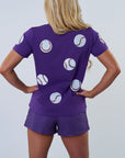 Fly Balls Baseball Tee