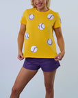 Fly Balls Baseball Tee