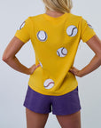 Fly Balls Baseball Tee