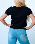 Elephant Head Tee | Black