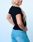 Elephant Head Tee | Black