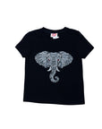 Elephant Head Tee | Black