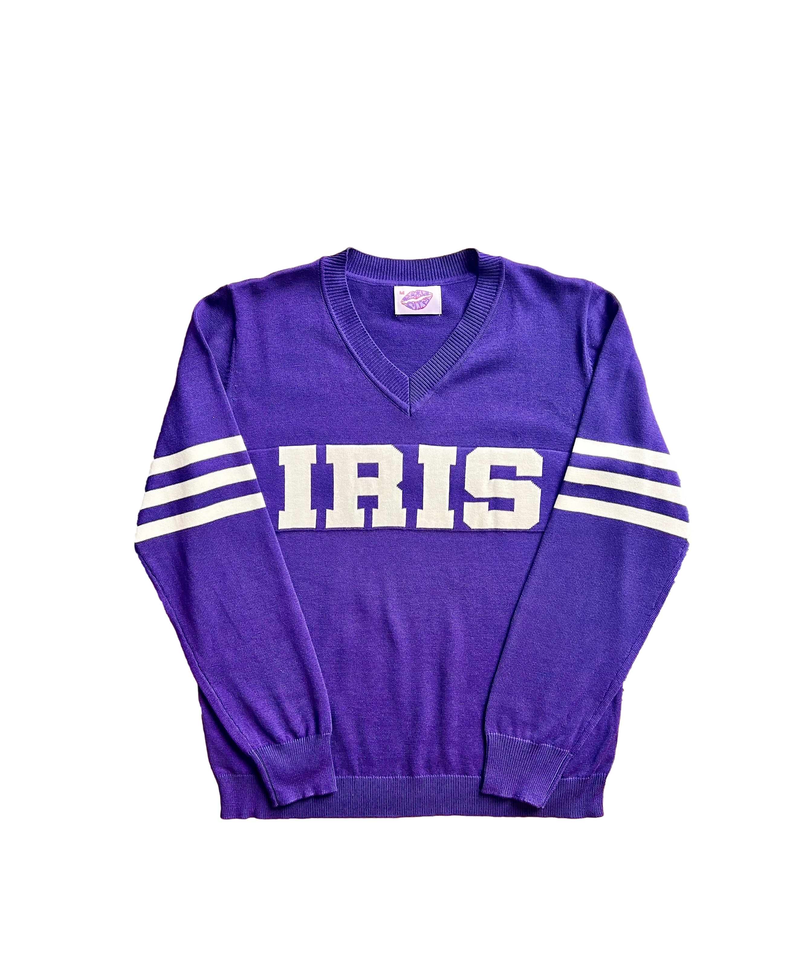 Purple Iris Jersey Sweater