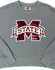 MS STATE CROPPED SWEATSHIRT