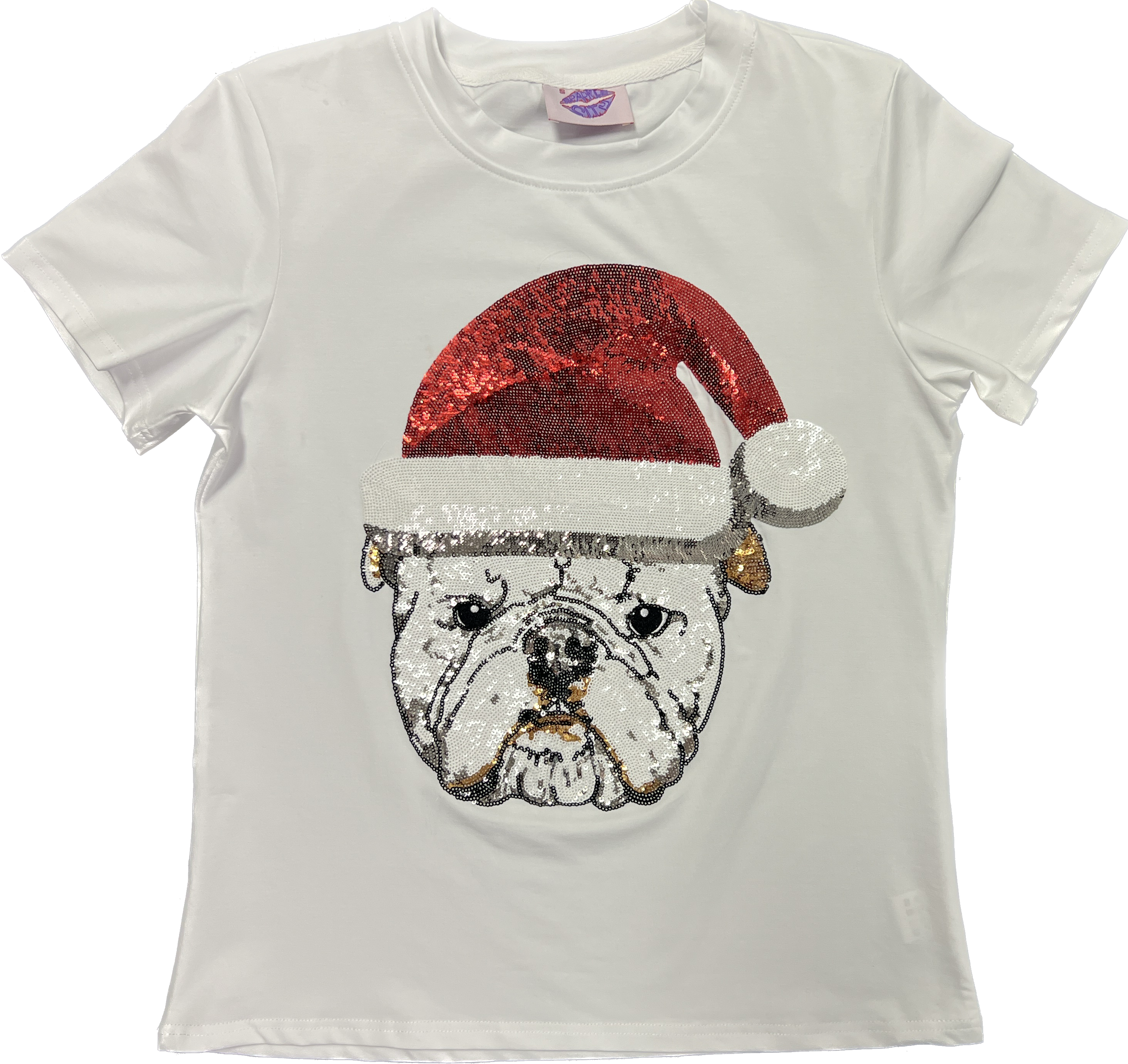 bulldog christmas t shirt