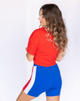Patriotic Biker Shorts
