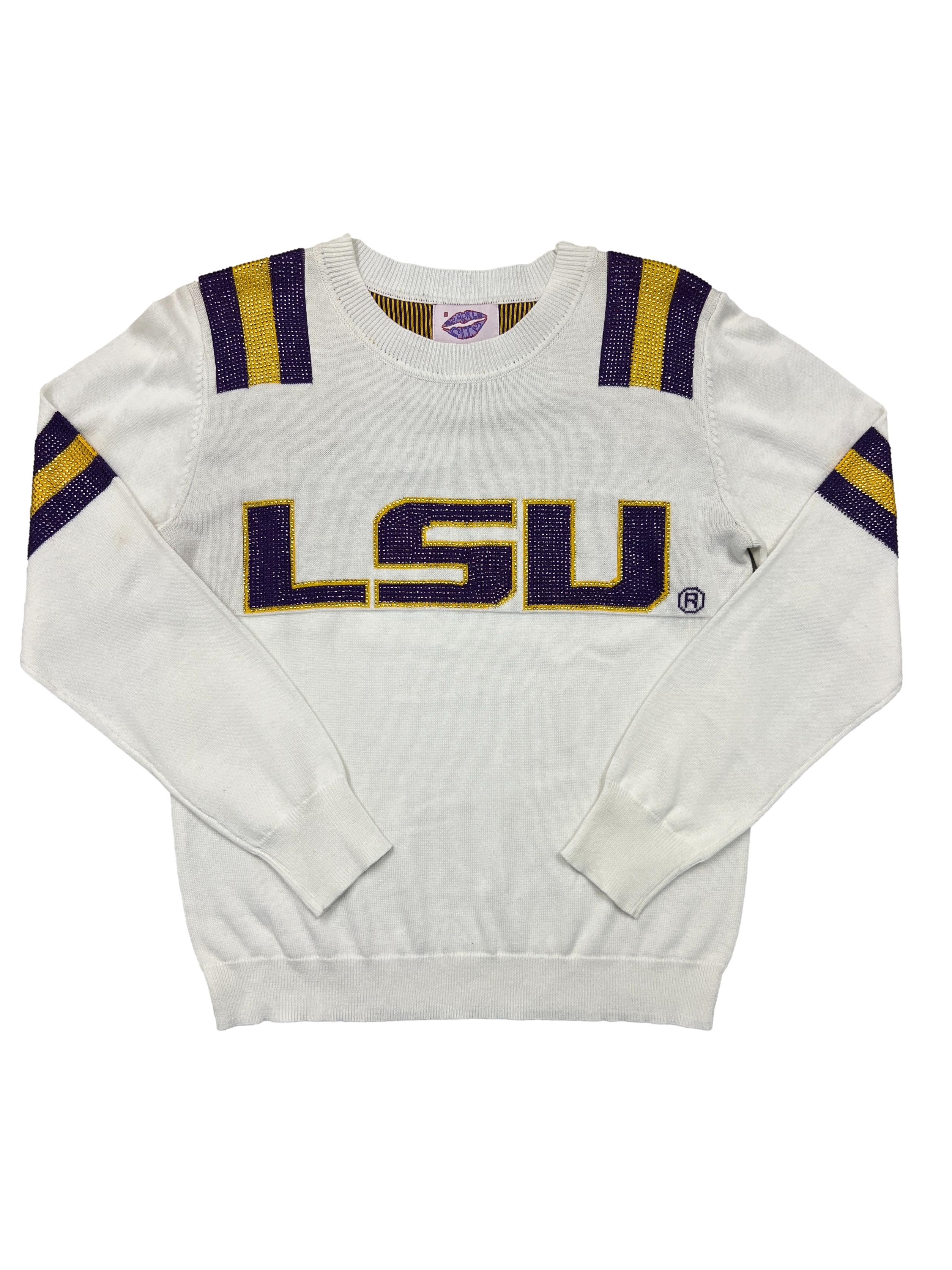 LSU Jersey Sweater Sparkle City Co