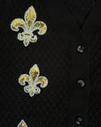 Fleur De Lis Puff Cardigan