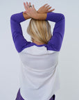 LSU "Tigers" Purple Raglan Tee