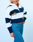 Navy Tiger Rugby Polo