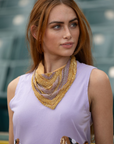 Beaded Handkerchief Necklace