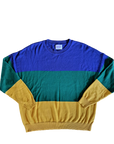 Mardi Gras Color Block Oversized Sweater