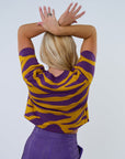 Tiger Stripes Knit Crop