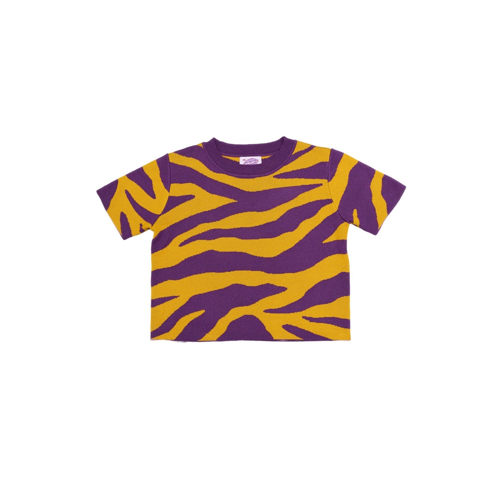 Tiger Stripes Knit Crop