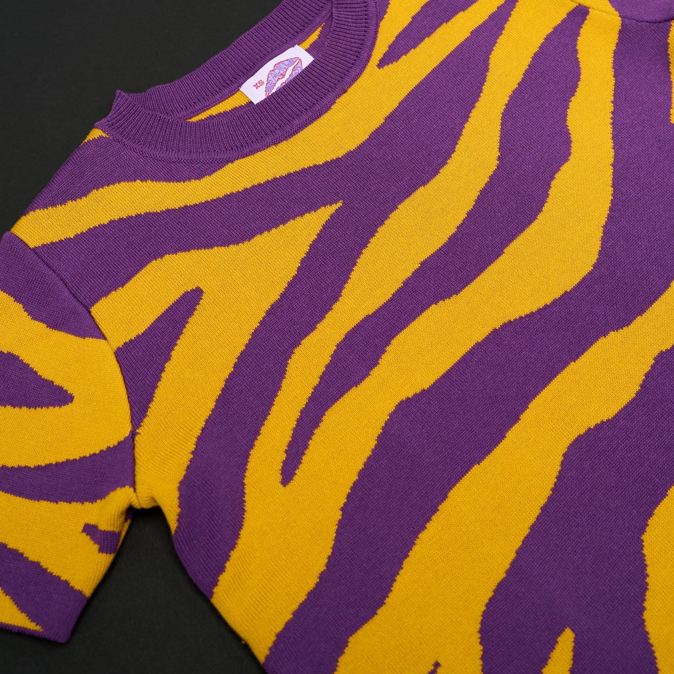 Tiger Stripes Knit Crop