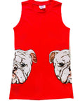 Bulldog Head Tank Dress - Sparkle City Co