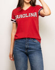 CAROLINA JERSEY STYLE TEE - Sparkle City Co