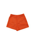 Dazzle In Denim Shorts | Orange - Sparkle City Co