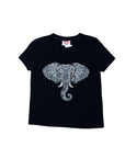 Elephant Head Tee | Black - Sparkle City Co