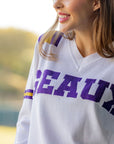 GEAUX Jersey Sweater - Sparkle City Co