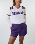 GEAUX Jersey Sweater - Sparkle City Co
