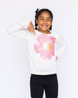 Kids Mardi Gras Gator Sweatshirt - Sparkle City Co