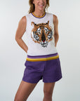 Knit Tiger Tank - Sparkle City Co