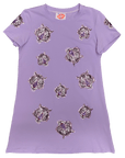 Lavender Tiger Takeover Dress - Sparkle City Co