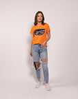 LICENSED ALLIGATOR HEAD TEE - ORANGE - Sparkle City Co