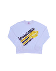 Louisiana Flying Football Sweatshirt - Sparkle City Co