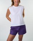 LSU Helmet Shoulder Tank - Sparkle City Co