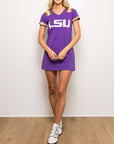 LSU Jersey Dress - Sparkle City Co