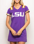 LSU Jersey Dress - Sparkle City Co