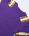 LSU Jersey Dress - Sparkle City Co