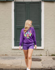 Mardi Gras Tiger Sweatshirt - Sparkle City Co