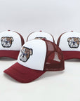 Maroon Bulldog Hat - Sparkle City Co