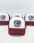 Maroon Bulldog Hat - Sparkle City Co