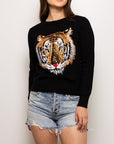 Mega Tiger Sweater - Sparkle City Co