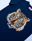 Navy Tiger Head Tee - Sparkle City Co