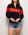 NOLA HALF ZIP SWEATER - Sparkle City Co